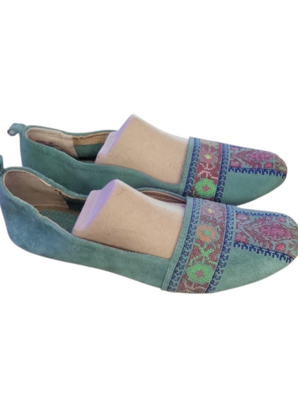 Anthropologie Latigo Begonia Embroidered Ballet Flats Size 9M - Picture 7 of 8